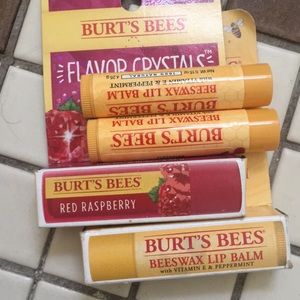 new in package burts bees chapstick